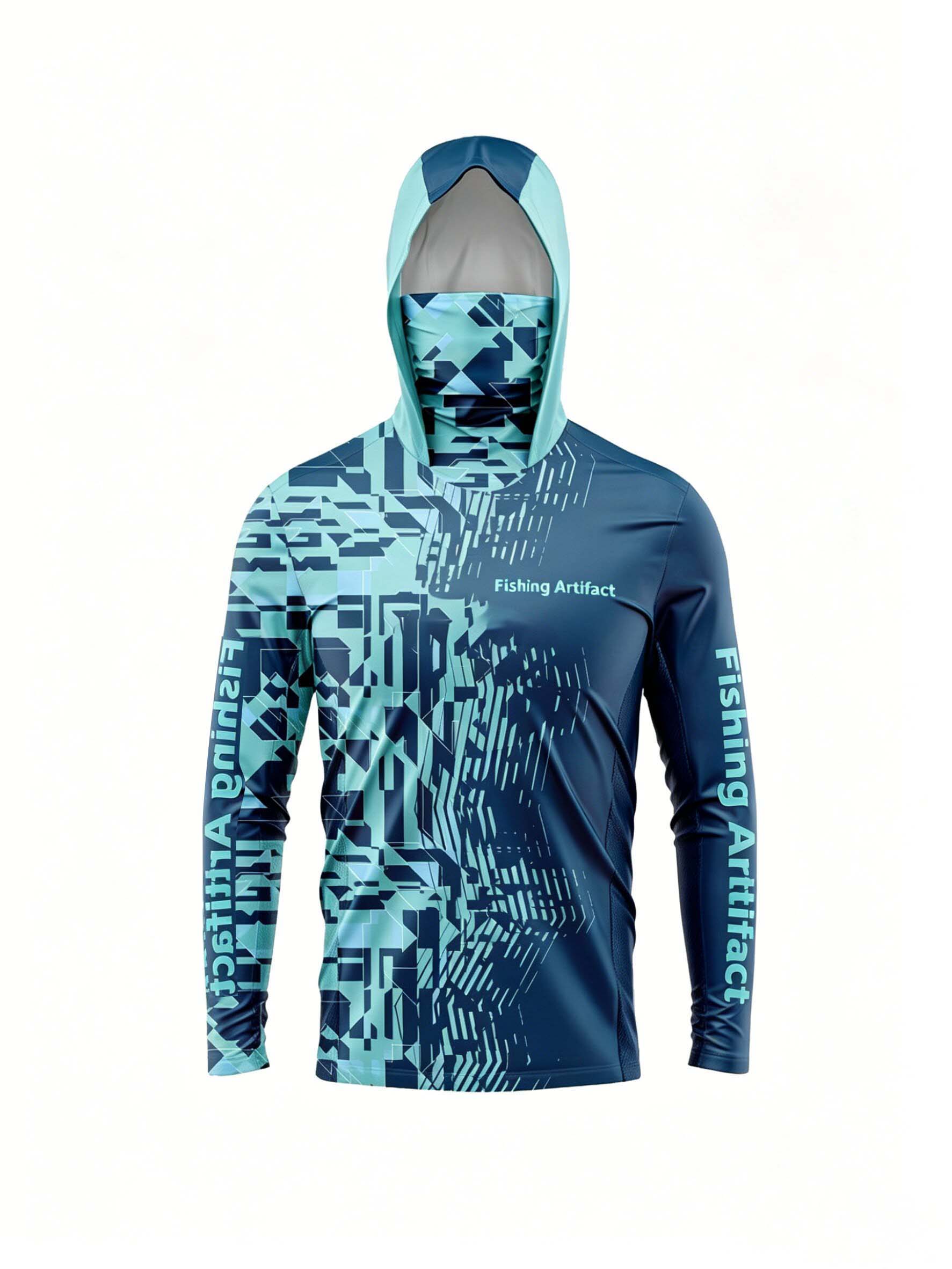 Fishing Mask Sun Protection - Zomerhoodie voor heren, geschikt voor vissen,