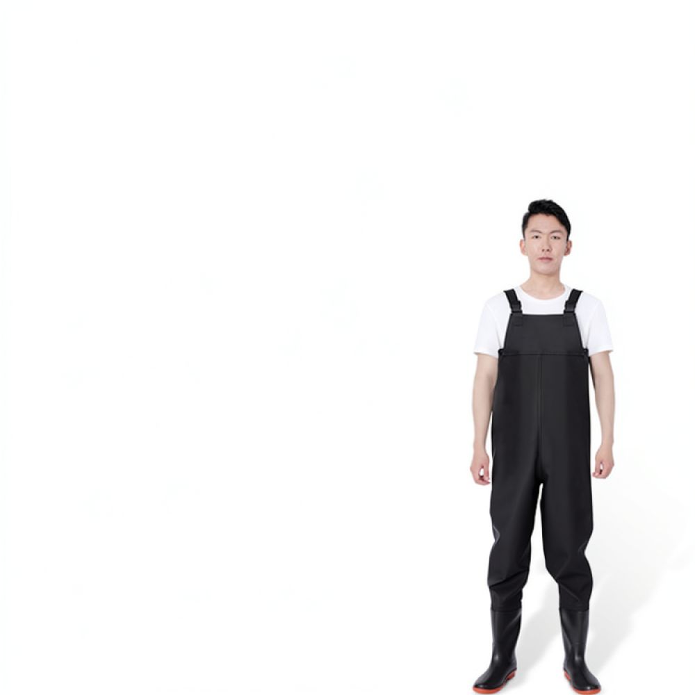 Zware PVC-wadbroek met laarzen - Fishing Rain Suit recensie en prijs